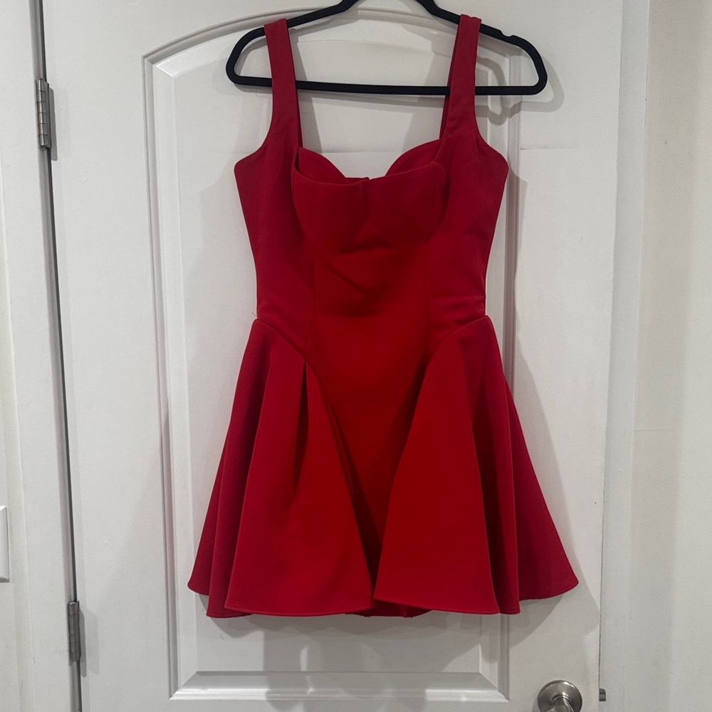 House of CB Vibrant Red Mini Dress